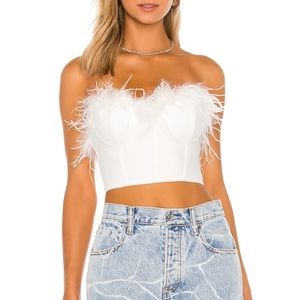 Ramona Bustier Top in White